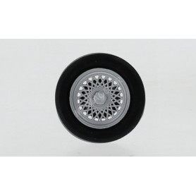 SET DE 4 PNEUS BBS ARGENT