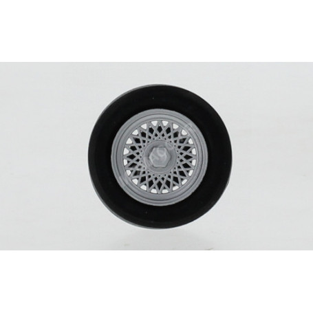 SET DE 4 PNEUS BBS ARGENT
