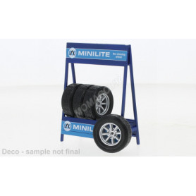 SET DE 4 PNEUS MINI LITE ARGENT