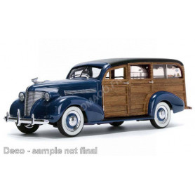 CHEVROLET WOODY SURF WAGON 1939 BLEU/BOIS