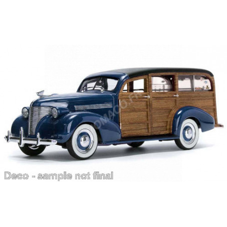 CHEVROLET WOODY SURF WAGON 1939 BLEU/BOIS