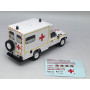 LAND ROVER 130 AMBULANCE MILITAIRE ARMEE DE TERRE BLANC